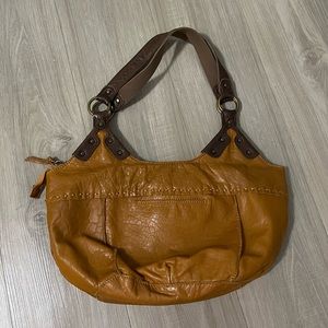 The Sak tan shoulder bag